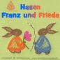 Preview: 463 Klöppelbrief Hasen "Franz und Frieda"